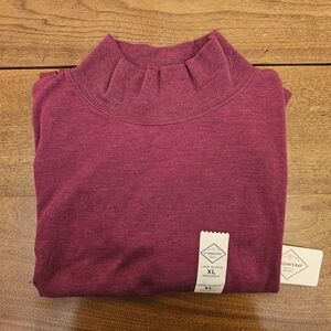 St. John's Bay Burgundy Long Sleeve Shirt